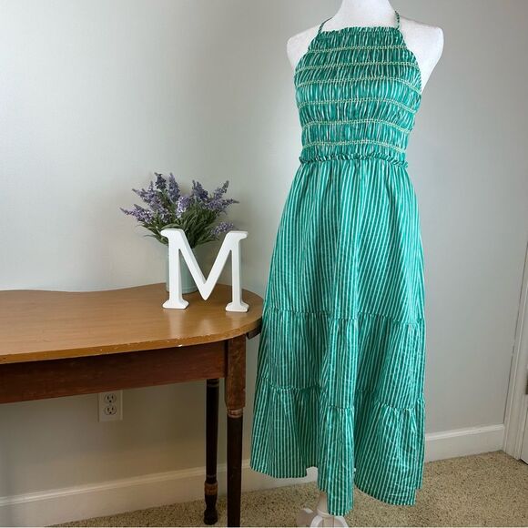 Steve Madden Tropical Splash Dress Vivid Green - Size Medium - Picture 1 of 7